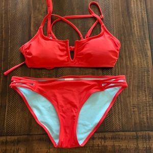 Target Red Bikini Size M